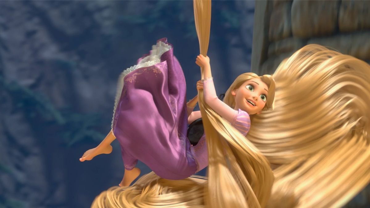 Disney princess Rapunzel in Tangled movie